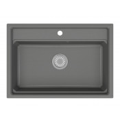 Кухонная мойка Granula Kitchen Space KS-7301 73x51 алюминиум