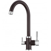 Смеситель для кухни Granula 2168es с подключением фильтра эспрессо