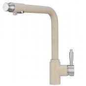 Смеситель для кухни Granula 2301pr с подключением фильтра пирит