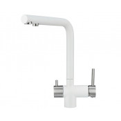 Смеситель для кухни Granula 2305wh с подключением фильтра арктик