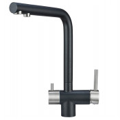 Смеситель для кухни Granula 2305sv шварц