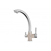 Смеситель для кухни Granula 3167cl с подключением фильтра хром/классик