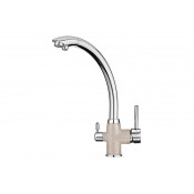 Смеситель для кухни Granula 3167pr с подключением фильтра хром/пирит