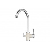 Смеситель для кухни Granula 3168pr с подключением фильтра хром/пирит