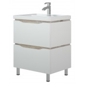 Тумба под раковину Corozo Бостон Z2 60 SD-00000801 белый/антик