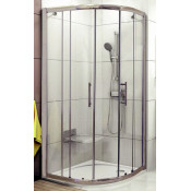 Душевой уголок Ravak Blix XP2CP4-90 70508014 с поддоном и сифоном хром/транспарент