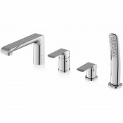 Смеситель на борт ванны Ravak Flat FL 026.00 X070120 хром