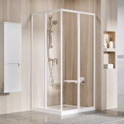 Душевая дверь Ravak Supernova SRV2-80-S 14V40102Z1 белый/транспарент