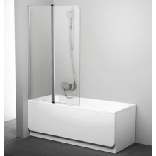 Шторка для ванны Ravak Chrome CVS2-100 7QLA0U00Z1 левая сатин/транспарент
