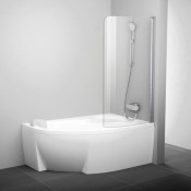 Шторка для ванны Ravak Rosa CVSK1 160/170 7QRS0C00Y1 правая хром/транспарент