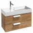 Тумба с раковиной Jacob Delafon Rythmik EB1303-E70+EXO112-Z-00 арлингтонгский дуб