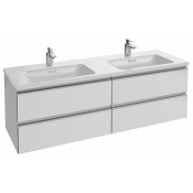 Тумба с раковиной Jacob Delafon Vox EB2020-RA-G1C/EXAA112-Z-00 белый глянцевый