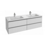 Тумба с раковиной Jacob Delafon VOX EB2020-RA-N18/EXAA112-Z-00 белый