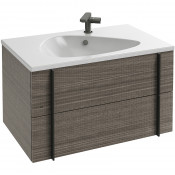 Тумба с раковиной Jacob Delafon Nouvelle Vague EB3030-E73/EXAR112-Z-00 дуб