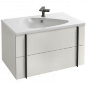 Тумба с раковиной Jacob Delafon Nouvelle Vague EB3030-N18/EXAR112-Z-00 белый