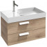 Тумба с раковиной Jacob Delafon Rythmik EB1303-E10+EXO112-Z-00 квебеский дуб