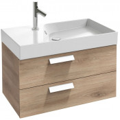 Тумба с раковиной Jacob Delafon Rythmik EB1303-E10+EXO112-00 квебеский дуб