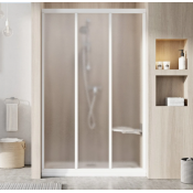 Душевая дверь Ravak Supernova ASDP3-110 белый/грейп