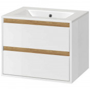Тумба под раковину Excellent Tuto MLEX.0103.600.WHBL белый/дуб