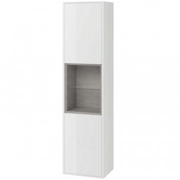 Шкаф-колонна Excellent Tuto MLEX.0201.400.WHCO белый/бетон