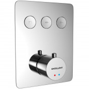 Смеситель для ванны Excellent Krotos AREX.8046CR с термостатом хром