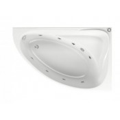 Акриловая ванна Bas Милан ВГ00343 R 169.5x109.5 с гидромассажем белый
