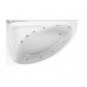 Акриловая ванна Bas Милан ВГ00342 L 169.5x109.5 с гидромассажем белый