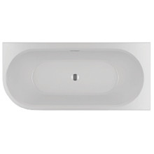 Акриловая ванна Riho Desire Corner Fall LED BD06C2000K00133  L 184x84 белый/черный матовый