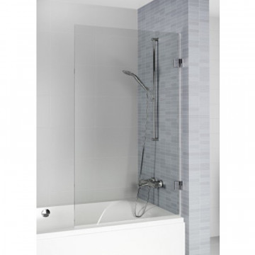Штора для ванной Riho VZ Scandic NXT X107 GX01052C2 R 90 хром/прозрачное