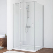 Душевой уголок Vegas Glass AFP-Fis 90 07 01 L матовый хром/прозрачное