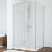 Душевой уголок Vegas Glass AFP-Fis 100*80 07 01 L матовый хром/прозрачное