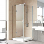 Душевой уголок Vegas AFP-Fis Lux 120*90 08 01 L глянцевый хром/прозрачное