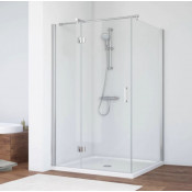 Душевой уголок Vegas Glass AFP-Fis 120*90 08 01 L глянцевый хром/прозрачное