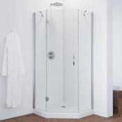 Душевой уголок Vegas AFA-Pen 90 08 01 L глянцевый хром/прозрачное