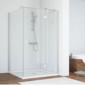 Душевой уголок Vegas Glass AFP-Fis 120*100 07 01 R матовый хром/прозрачное