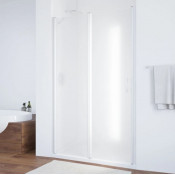 Душевая дверь в нишу Vegas Glass EP-F-1 100 01 10 L белый/сатин