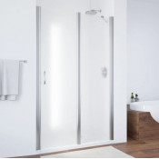 Душевая дверь в нишу Vegas Glass EP-F-1 100 08 10 R глянцевый хром/сатин