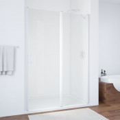 Душевая дверь в нишу Vegas EP-F-1 115 01 01 R белый/прозрачное