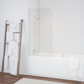 Шторка для ванной Vegas EV 76 01 01 L белый/прозрачное