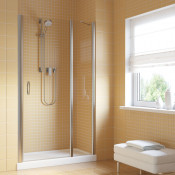 Душевая дверь в нишу Vegas Glass EP-F-1 LUX 115 08 01 R хром/прозрачное