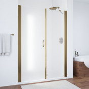 Душевая дверь в нишу Vegas Glass EP-F-2 100 05 10 L бронза/сатин