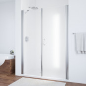 Душевая дверь в нишу Vegas Glass EP-F-2 155 08 10 R глянцевый хром/сатин