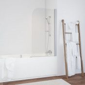 Шторка для ванной Vegas EV 76 07 01 R матовый хром/прозрачное