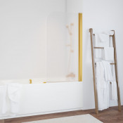 Шторка для ванной Vegas EV 76 09 10 R золото/сатин