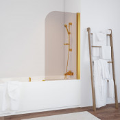 Шторка для ванной Vegas EV 76 09 05 R золото/бронза