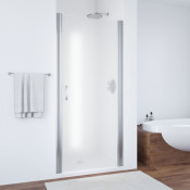 Душевая дверь в нишу Vegas ЕР 60 08 10 глянцевый хром/сатин