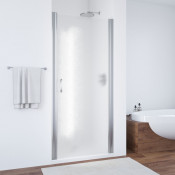 Душевая дверь в нишу Vegas ЕР 60 08 02 глянцевый хром/шиншилла