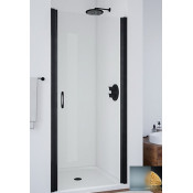 Душевая дверь в нишу Vegas ЕР 75 02М 10 черный матовый/сатин