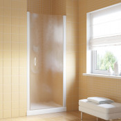 Душевая дверь в нишу Vegas EP LUX 95 01 02 R белый/шиншилла