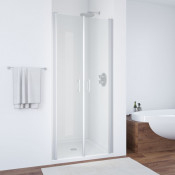 Душевая дверь в нишу Vegas Е2Р 75 07 01 матовый хром/прозрачное